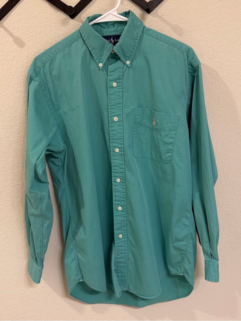 Polo Ralph Lauren “Blake” Teal Button-Down Shirt - Classic Long Sleeve